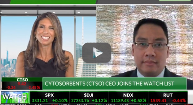 CytoSorbents CEO Dr. Phillip Chan Joins The Watch List